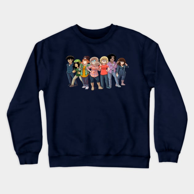 Dumbing of Age group Crewneck Sweatshirt by damnyouwillis